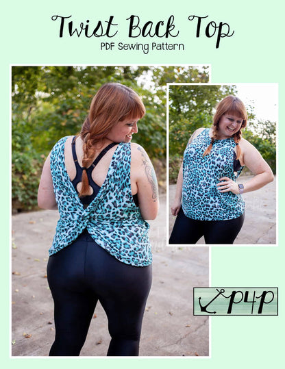 Twist Back Top