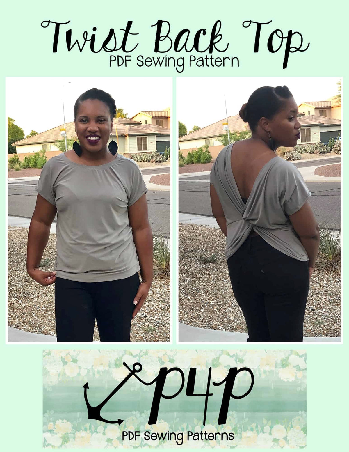 Twist Back Top