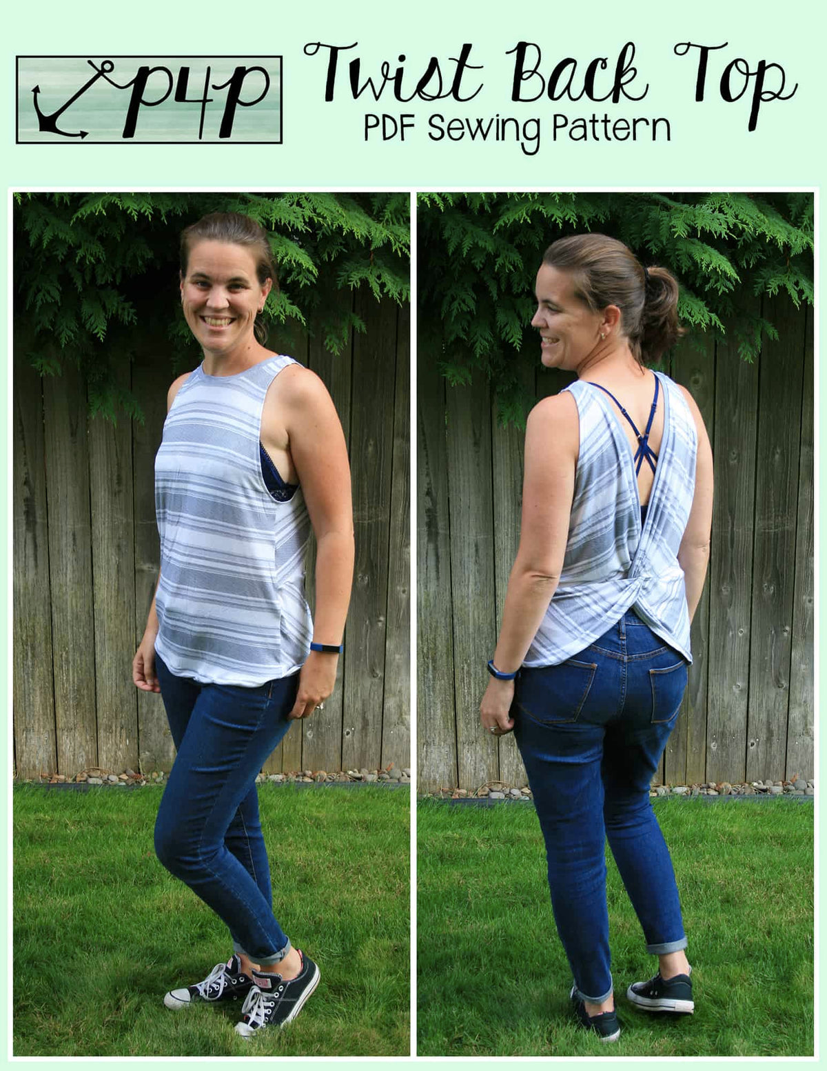 Twist Back Top