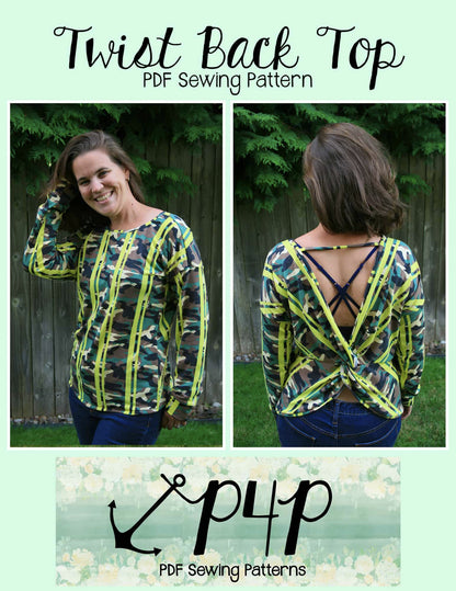 Twist Back Top