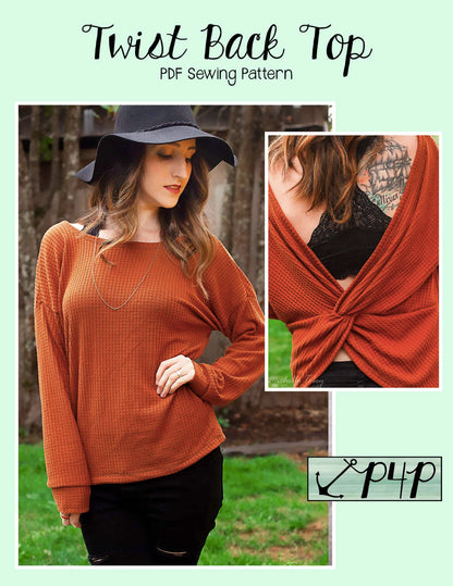 Twist Back Top