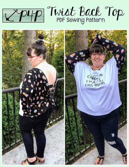 Twist Back Top