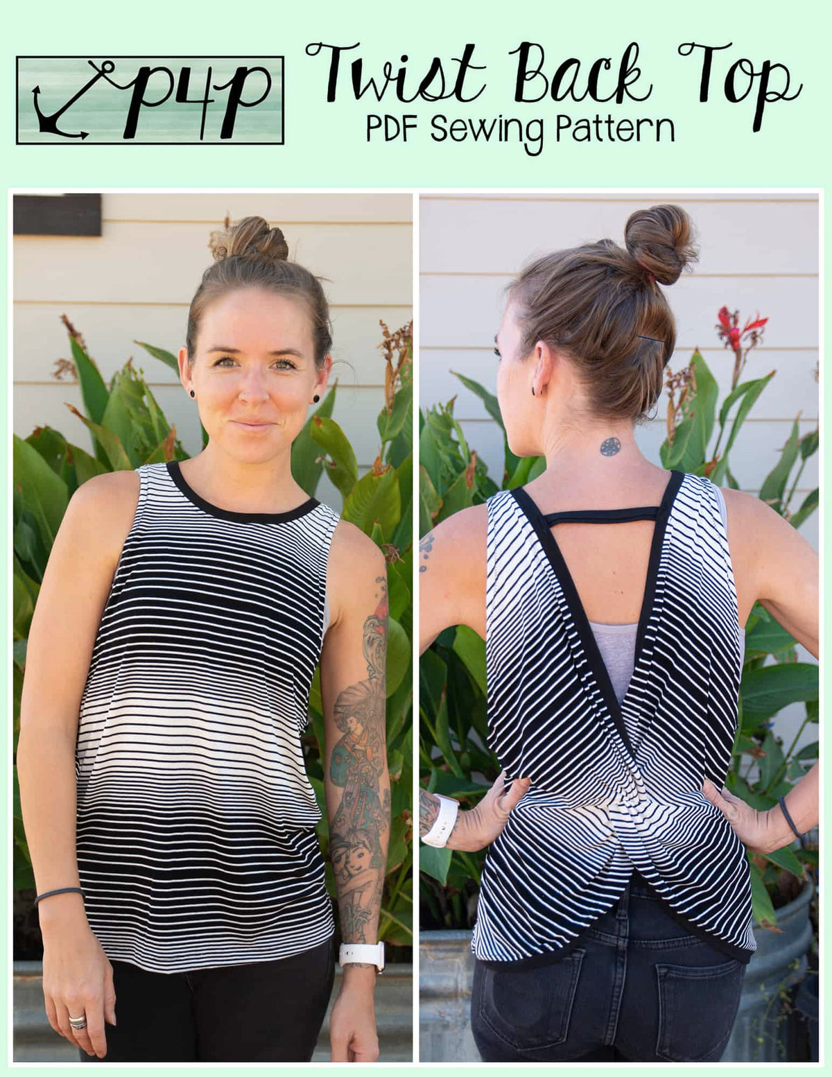 Twist Back Top