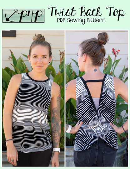 Twist Back Top