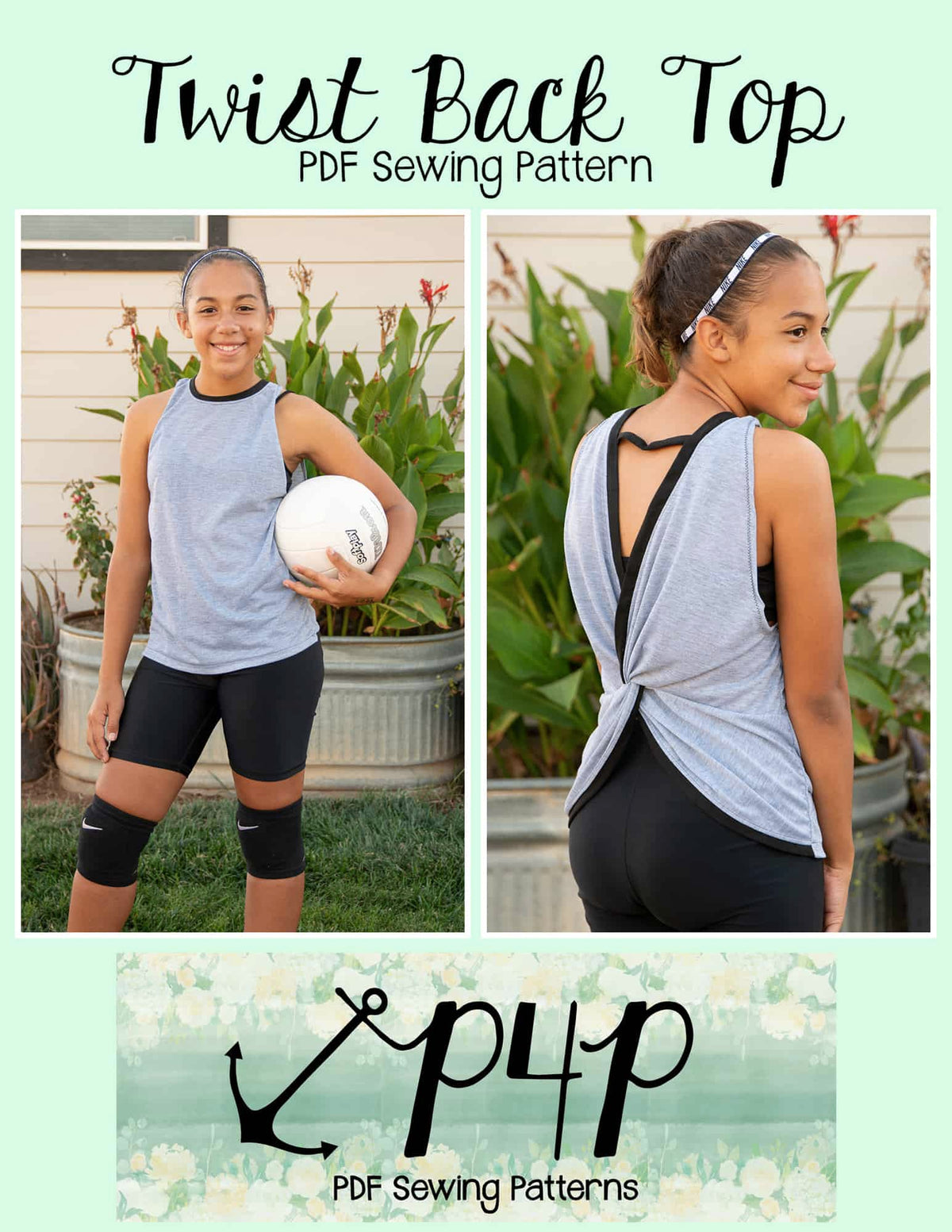 Twist Back Top