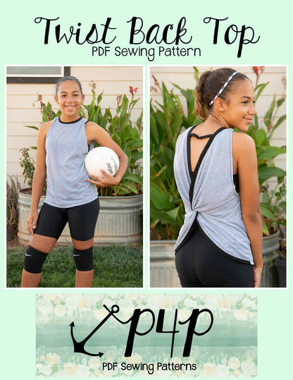 Twist Back Top