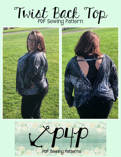 Twist Back Top