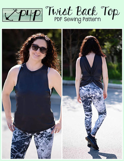 Twist Back Top
