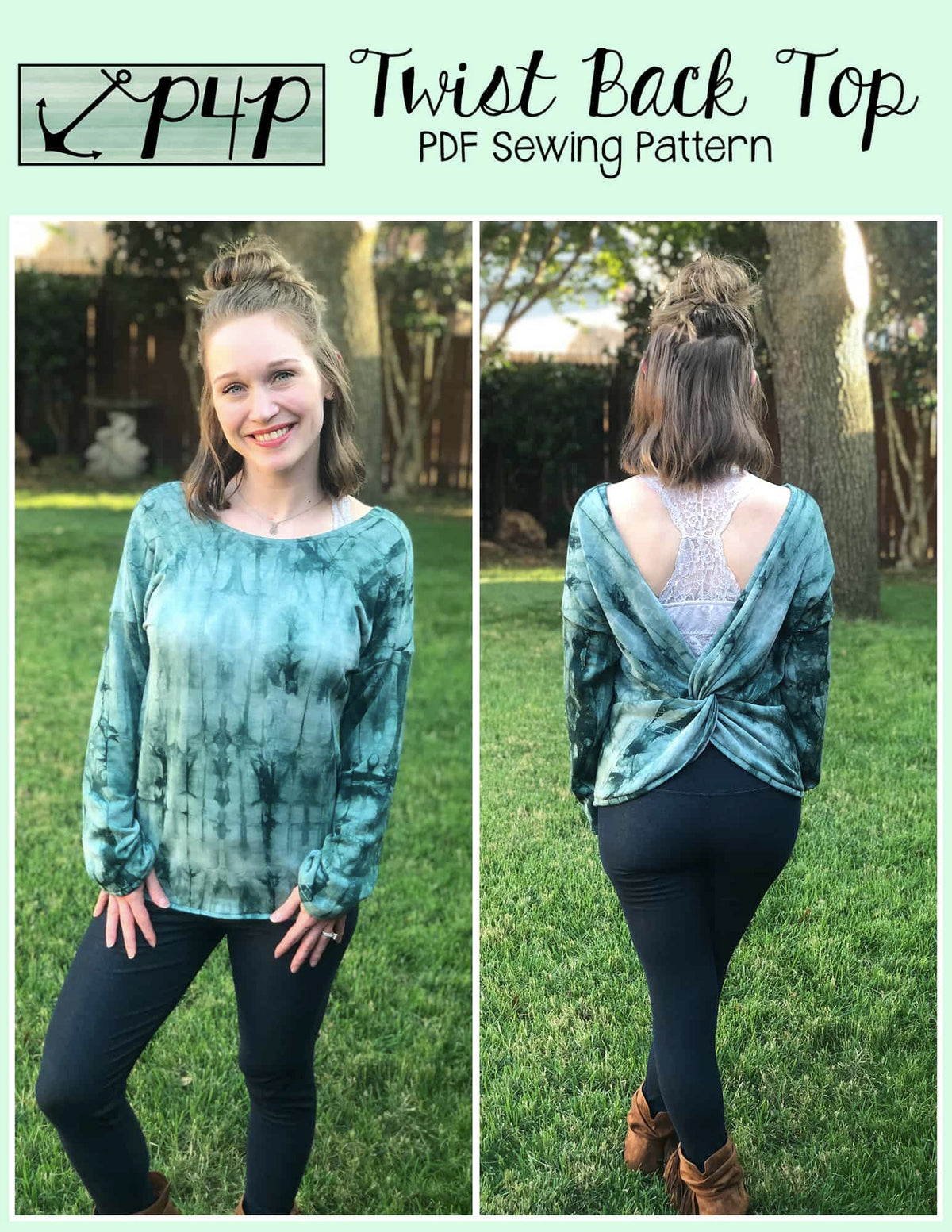 Twist Back Top