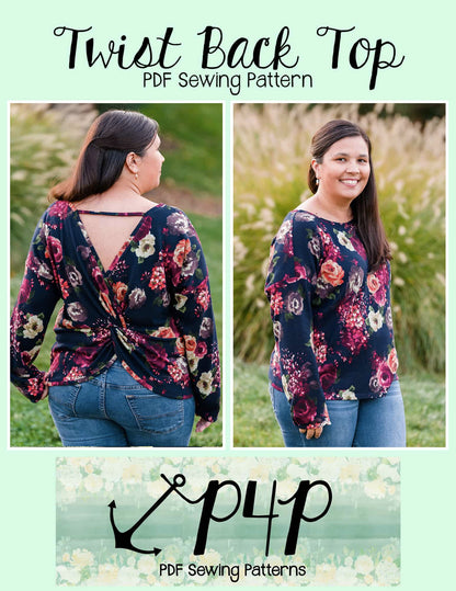 Twist Back Top