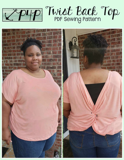Twist Back Top