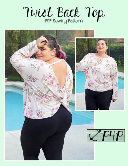 Twist Back Top