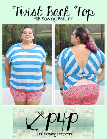 Twist Back Top