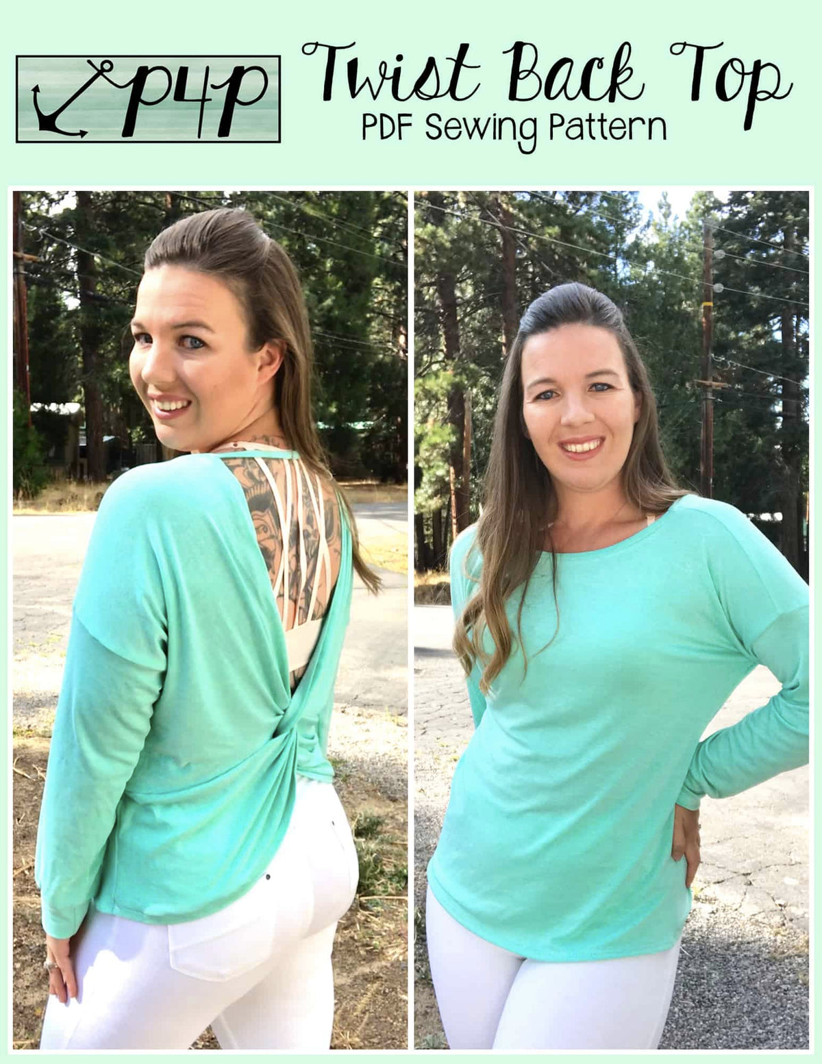 Twist Back Top