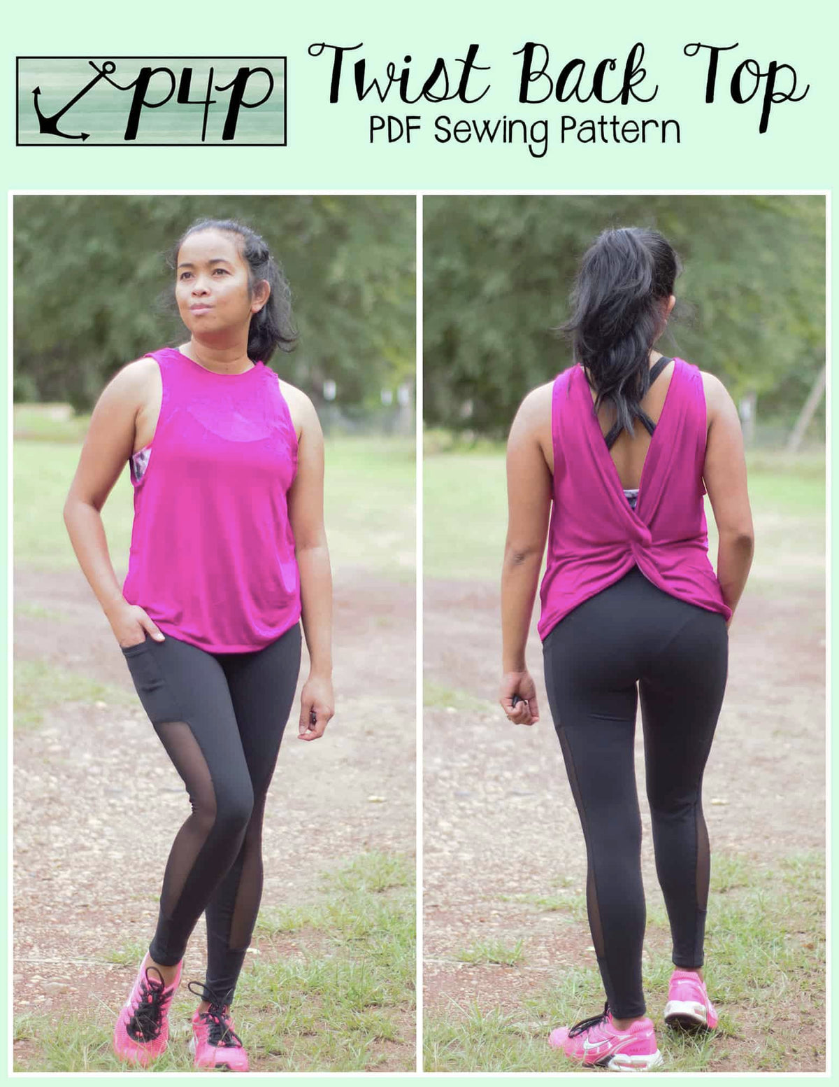 Twist Back Top