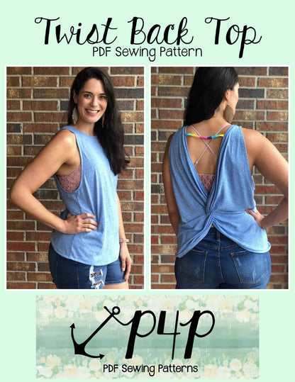 Twist Back Top