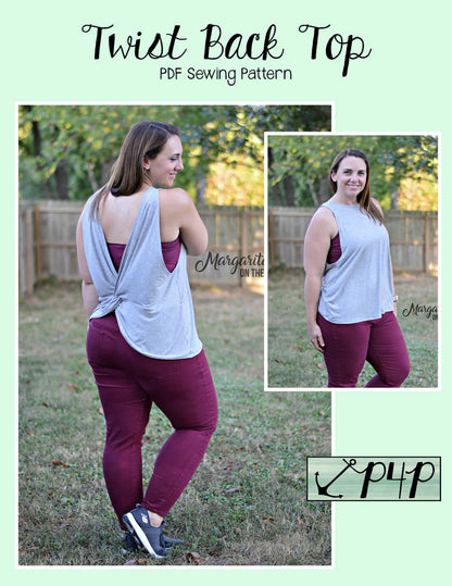 Twist Back Top