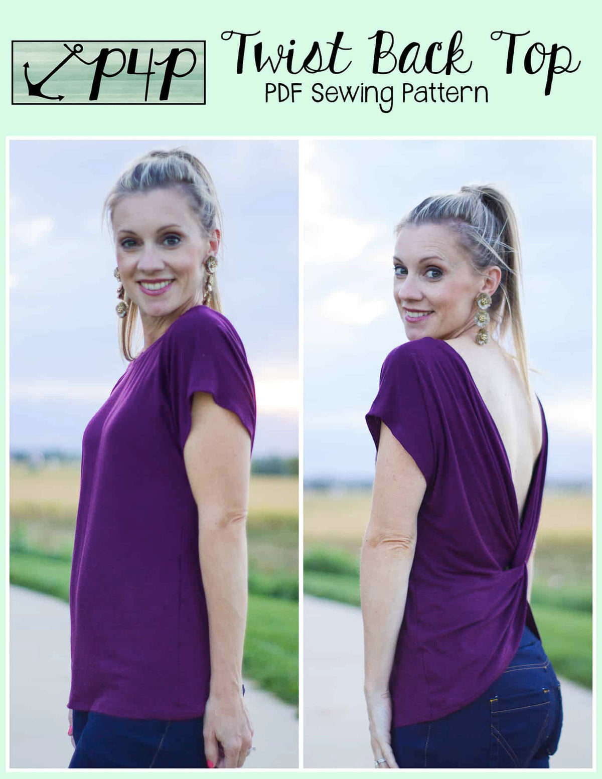 Twist Back Top