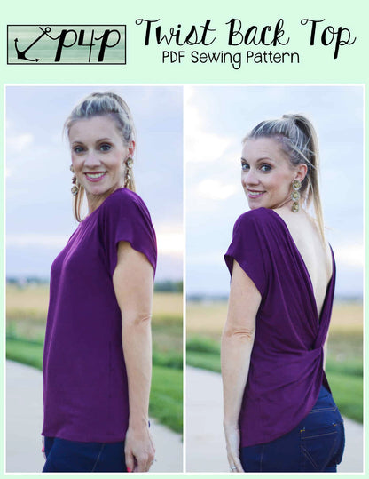 Twist Back Top