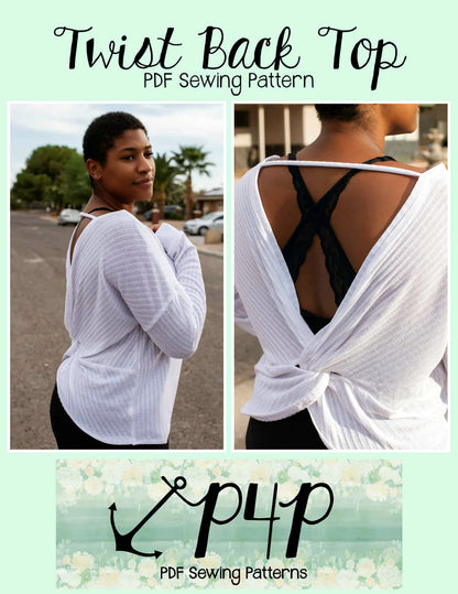 Twist Back Top
