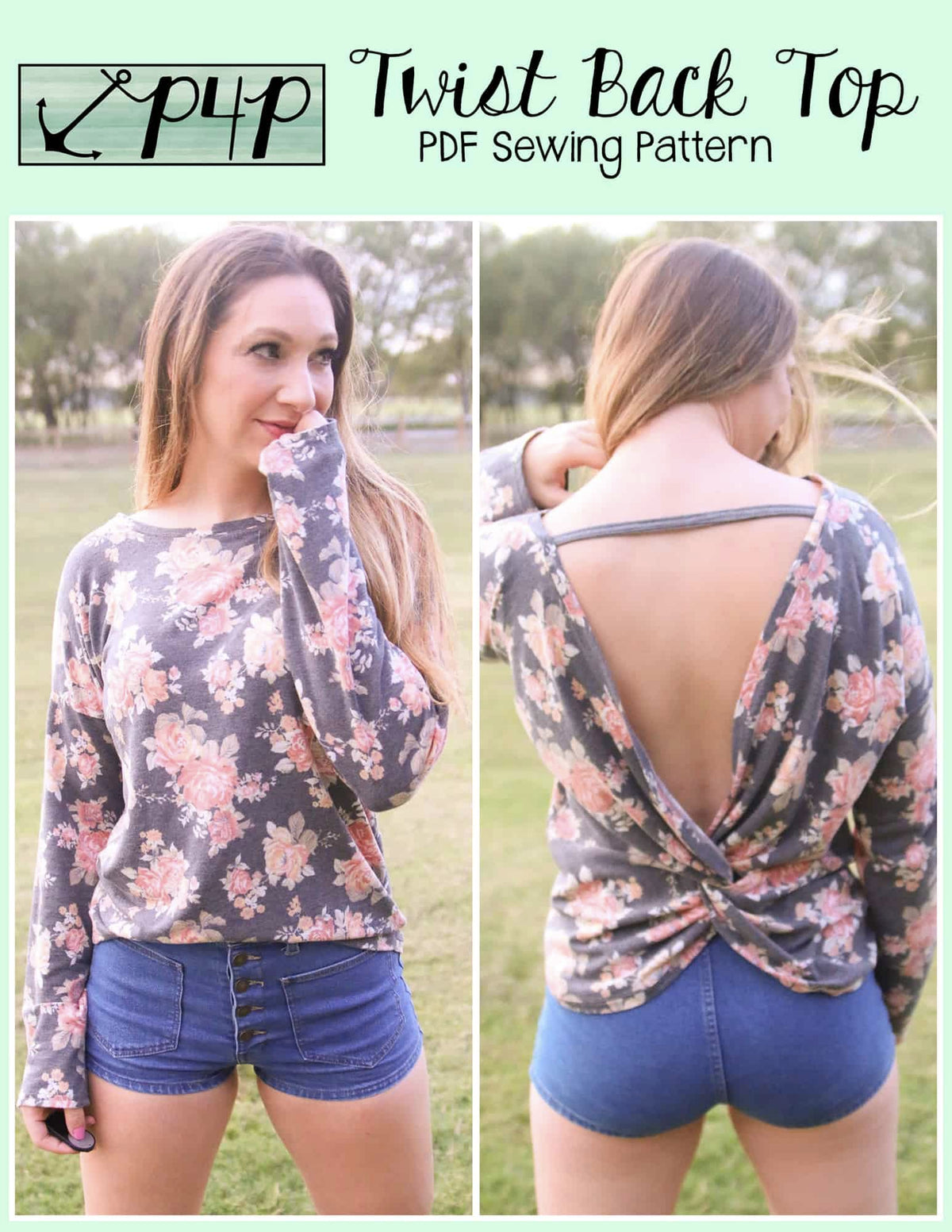 Twist Back Top