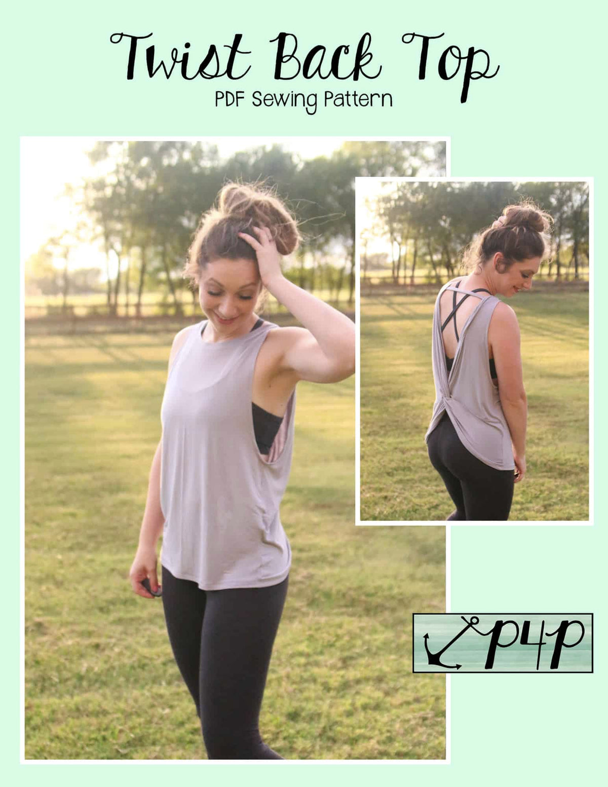 Twist Back Top