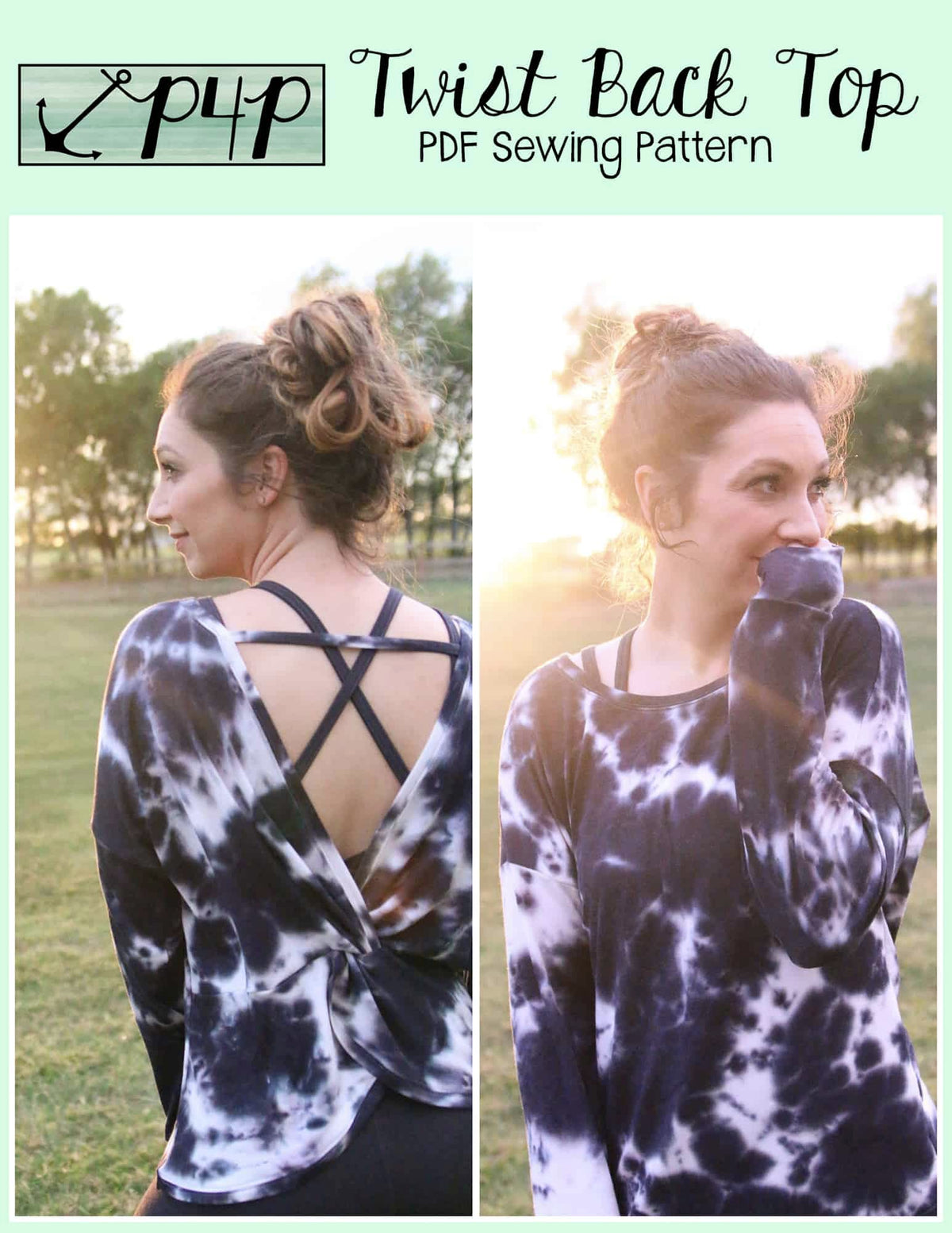 Twist Back Top