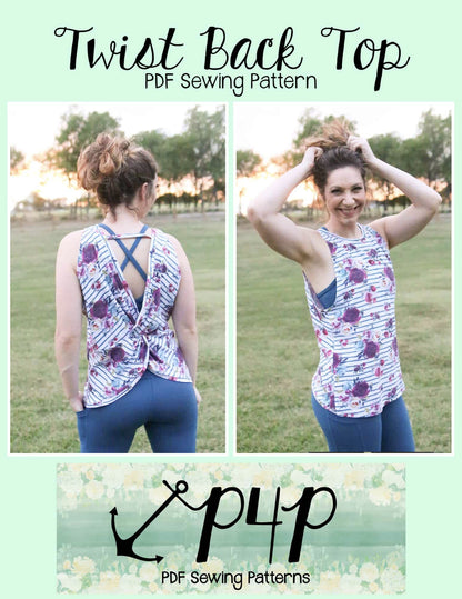 Twist Back Top