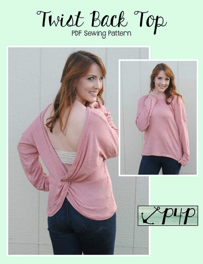 Twist Back Top