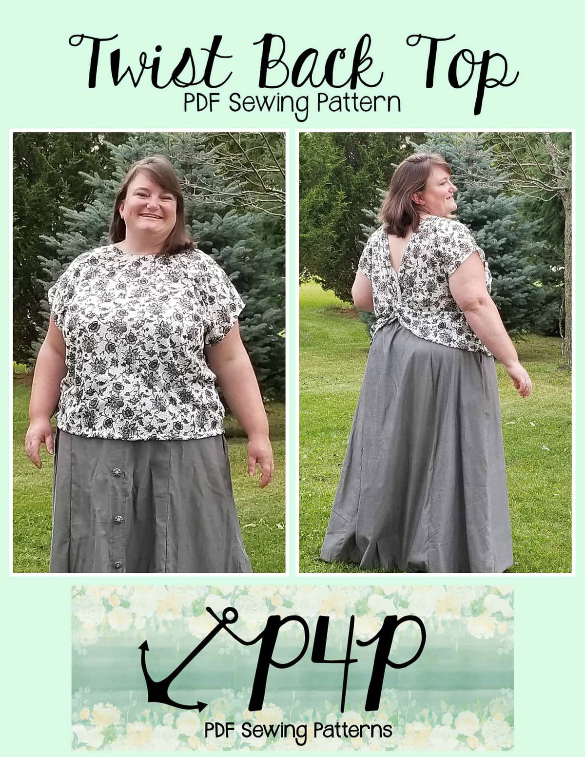 Twist Back Top