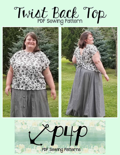 Twist Back Top