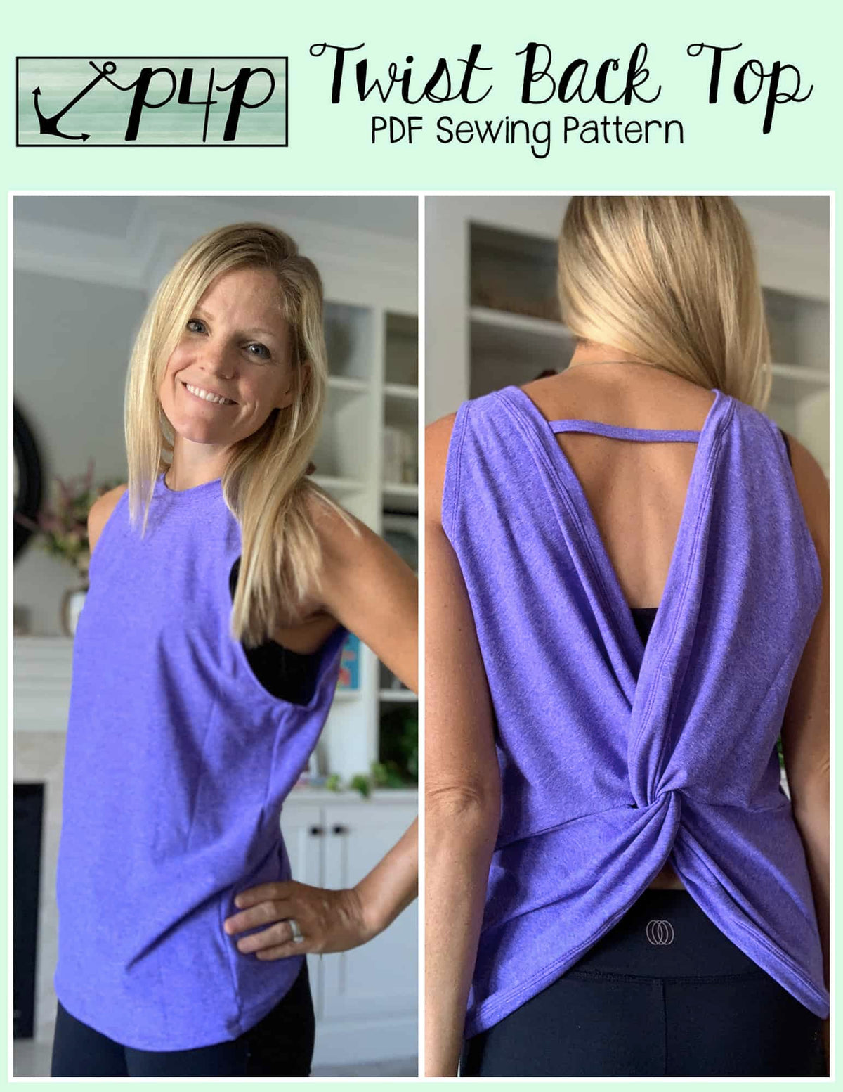 Twist Back Top