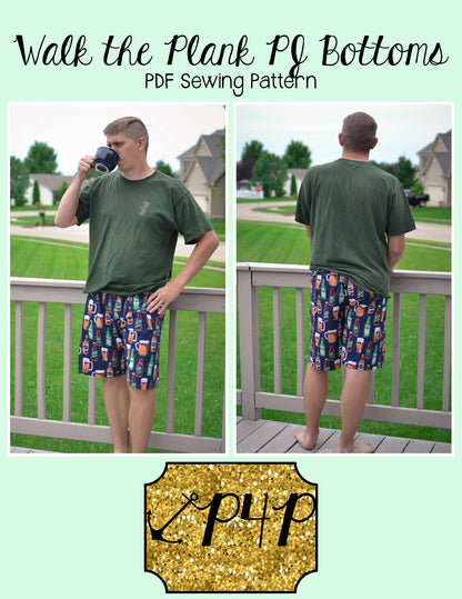 Walk the Plank PJ Bottoms- Adult Unisex