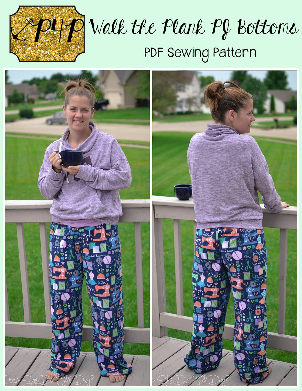 Walk the Plank PJ Bottoms- Adult Unisex