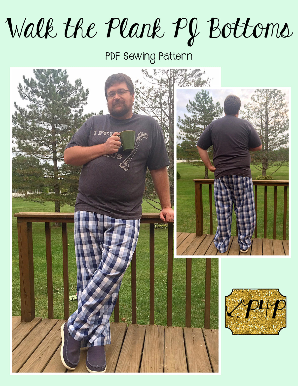 Walk the Plank PJ Bottoms- Adult Unisex