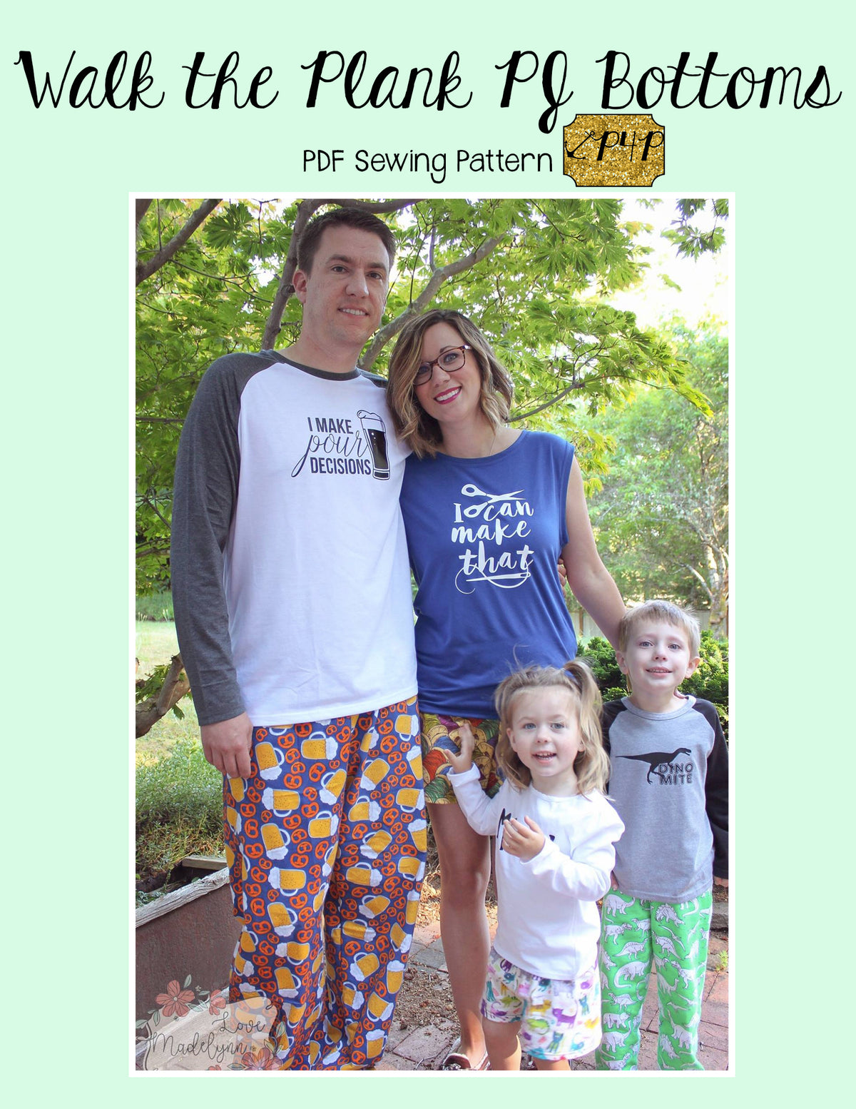 Walk the Plank PJ Bottoms- Adult Unisex