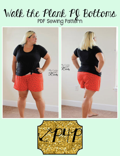 Walk the Plank PJ Bottoms- Adult Unisex