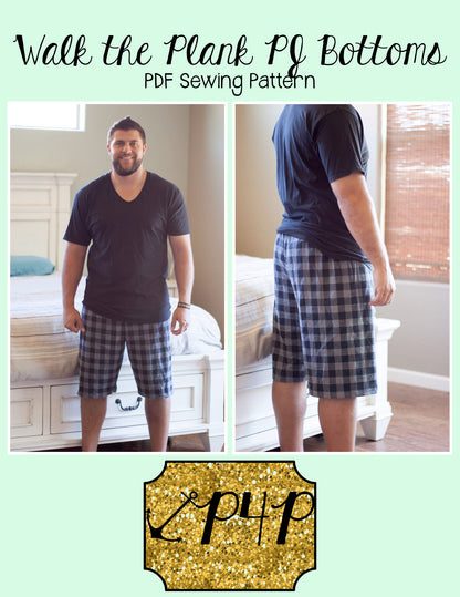 Walk the Plank PJ Bottoms- Adult Unisex