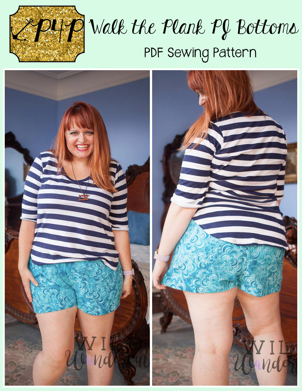 Walk the Plank PJ Bottoms- Adult Unisex