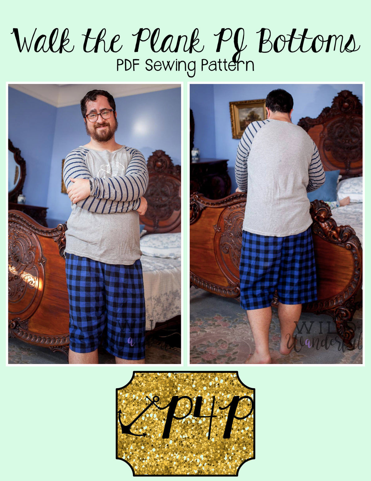 Walk the Plank PJ Bottoms- Adult Unisex