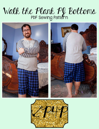 Walk the Plank PJ Bottoms- Adult Unisex