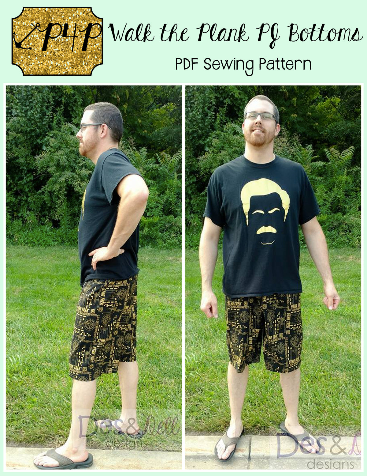 Walk the Plank PJ Bottoms- Adult Unisex