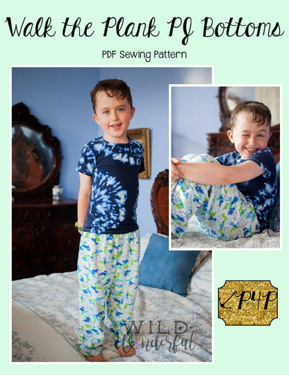 Walk the Plank PJ Bottoms- Youth Unisex