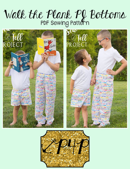 Walk the Plank PJ Bottoms- Youth Unisex