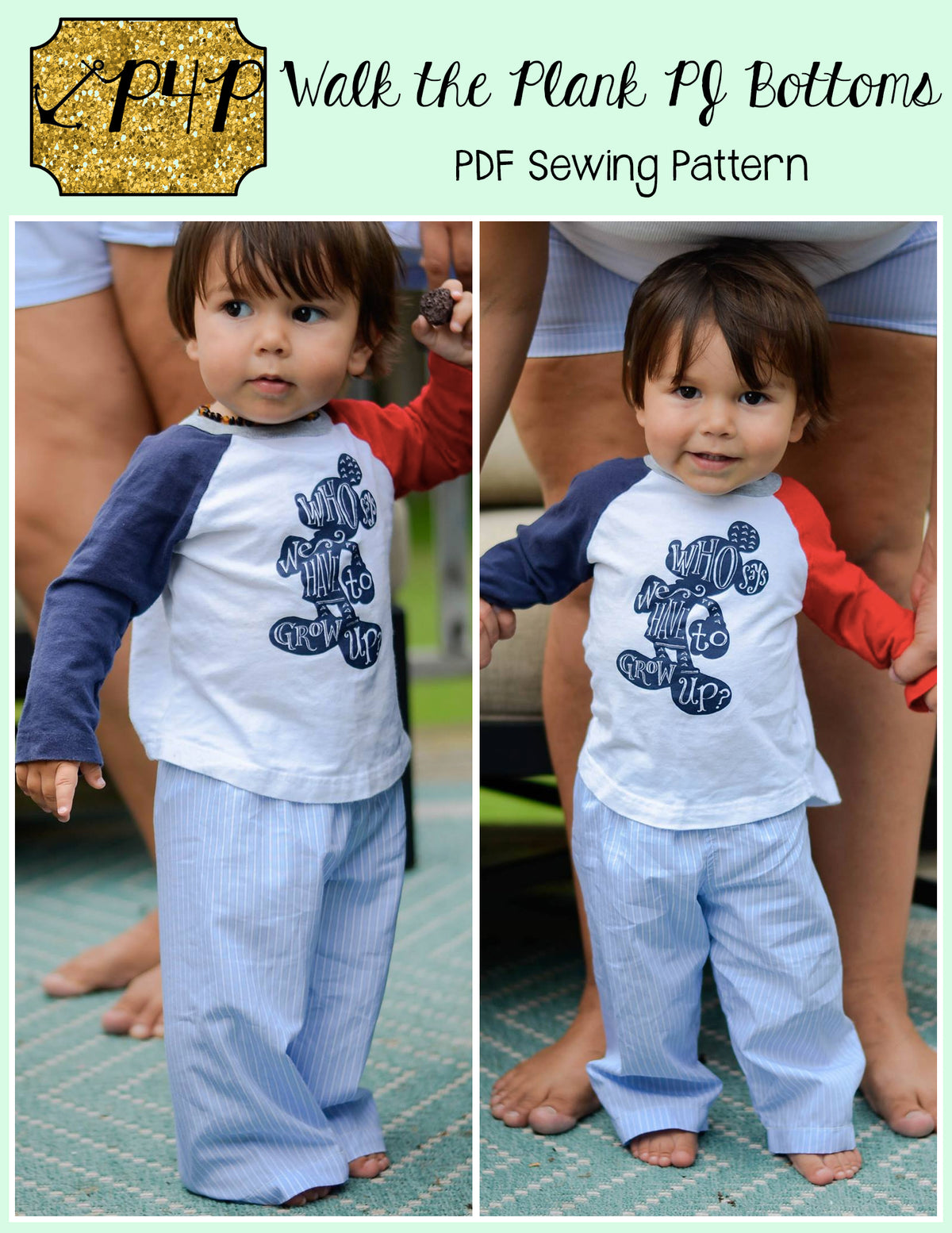 Walk the Plank PJ Bottoms- Youth Unisex
