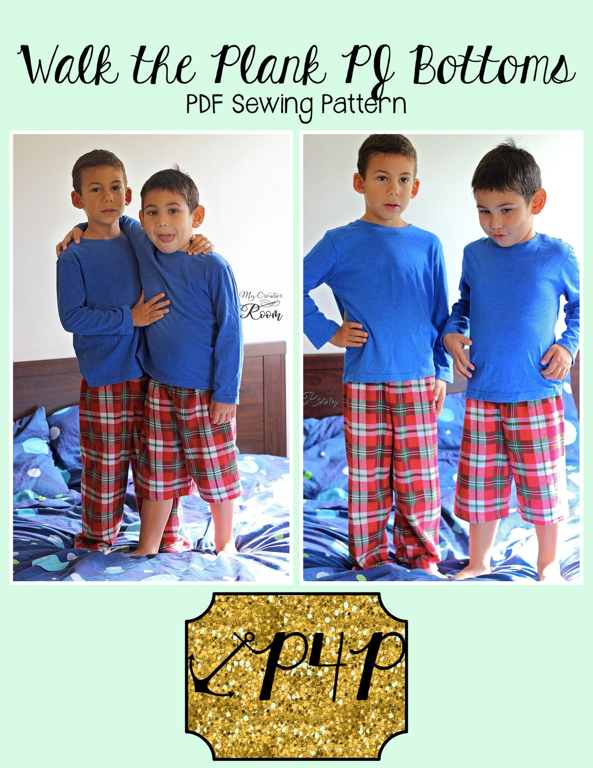 Walk the Plank PJ Bottoms- Youth Unisex
