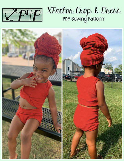 X Factor Crop & Dress- Youth