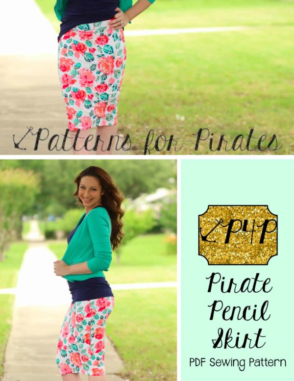 Pirate Pencil Skirt Patterns for Pirates
