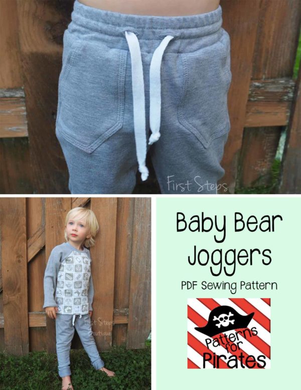 Baby Bear Joggers - Patterns for Pirates