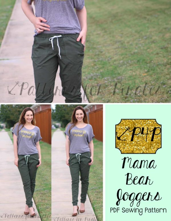 Mama Bear Joggers - Patterns for Pirates